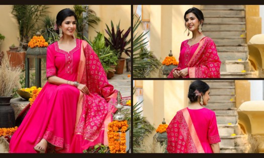 Trendy Colours & Patterns: Suit Sets for this Rakshabandhan